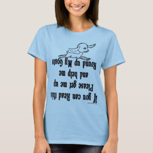T-shirt Drôle Chèvre Dit