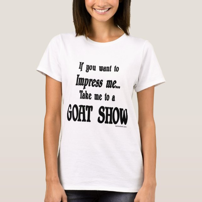 T-shirt Drôle Chèvre Dit (Devant)