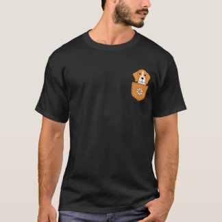 T-shirt Drôle Chien Beagle Dans La Poche