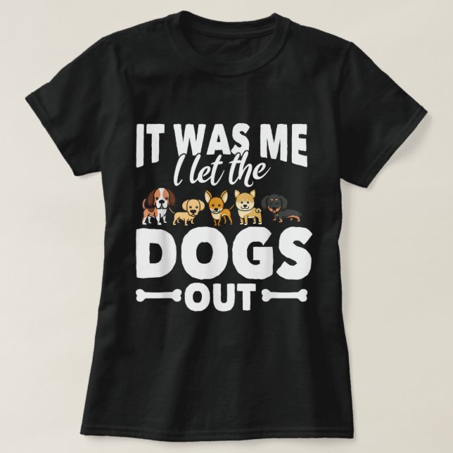 T-shirt Drôle Chien Gift Pooch Propriétaire Chien Je Laisa (Design devant)