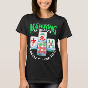 T-shirt Drôle chinois Mahjong jeu de tuiles