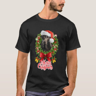 T-shirt Drôle Chocolat Lab Chien Joyeux Noël Fami