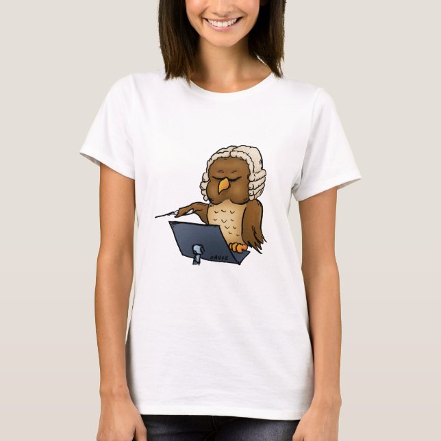 T-shirt Drôle Chouette (Devant)