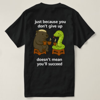 T-shirt Drôle citation de serpent animal de dessin animé m