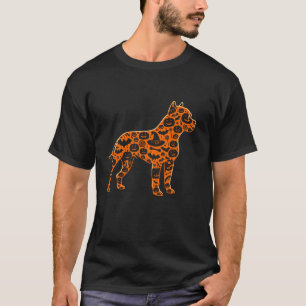 T-shirt Drôle Citrouille Pitbull Bonbon Chien Halloween Ho