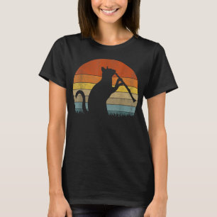 T-shirt Drôle Clarinet Chat Clarinet Lecteur de musique Re