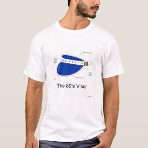 T-shirt Drôle Classique 80 Visor Cartoon Nostalgie