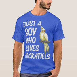 T-shirt Drôle Cockatiel Cadeau Pour Garçons Enfants Parrot