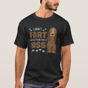 T-shirt Drôle Cocker Spaniel Je N'Ai Pas Pâté Mon Beurre V