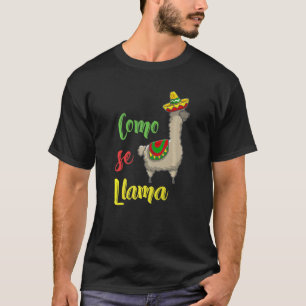 T-shirt Drôle Como Se Llama Cinco De Mayo Mexicain