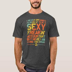 T-shirt Drôle Comptable Art Pour Hommes Femmes CPA Comptab