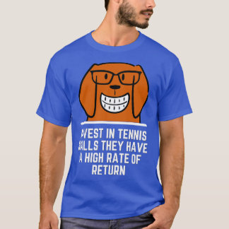 T-shirt Drôle Comptable de chien Conseiller financier Thé 