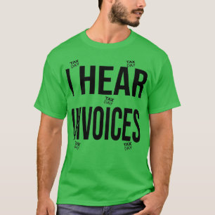 T-shirt Drôle Comptable Jour de l'impôt Calculateur Idée c
