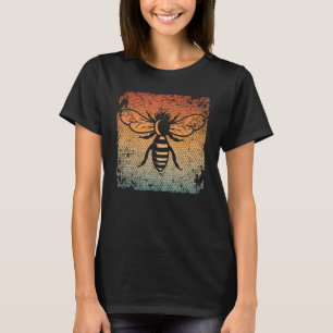 T-shirt Drôle Conception d'abeilles Vintages Pour Hommes F