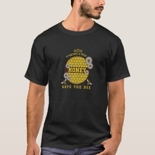 T-shirt Drôle Conception d'abeilles Vintages Pour Hommes F
