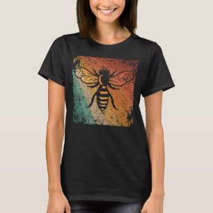 T-shirt Drôle Conception d'abeilles Vintages Pour Hommes F
