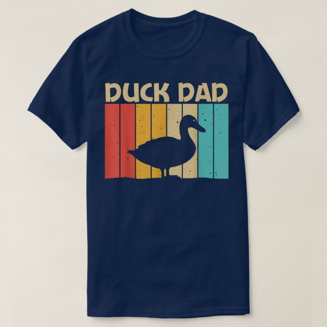 T-shirt Drôle Conception de canard pour papa Père Duck Far (Design devant)