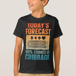 T-shirt Drôle Conception de Cribbage Pour Hommes Femmes Je