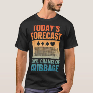 T-shirt Drôle Conception de Cribbage Pour Hommes Femmes Je