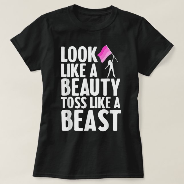 T-shirt Drôle Conception de garde couleur pour filles femm (Design devant)