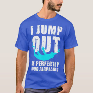 T-shirt Drôle Conception Skydiving Pour Hommes Femmes Skyd