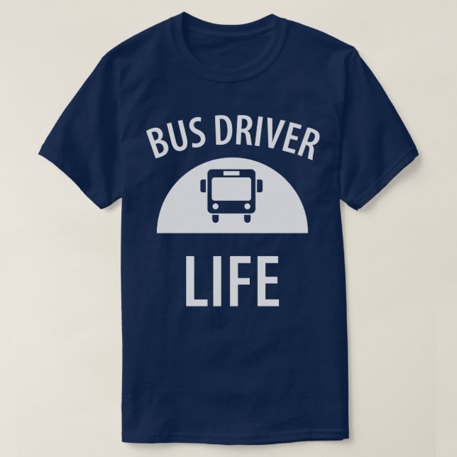 T-shirt Drôle conducteur de bus disant 1 (Design devant)