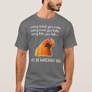 T-shirt Drôle Conure d'Oiseau Soleil Conure pour Oiseau Co