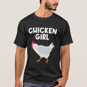 T-shirt Drôle Coq de poulet Poulets Filles Adultes de pous
