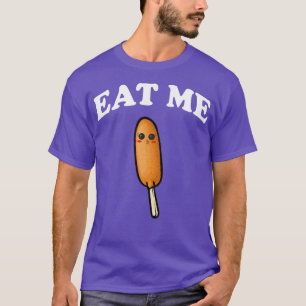 T-shirt Drôle Corn Chien Pronto Pup State Fair Food Hommes