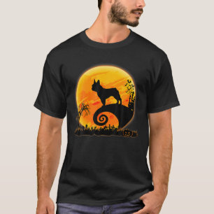 T-shirt Drôle Costume Halloween Tee Chien Français Chien À