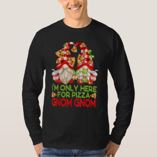 T-shirt Drôle Couple Gnome Pour Pizza Day Je`m Seulement I