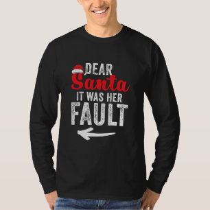 T-shirt Drôle Couples jumelés Noël Son et ses 