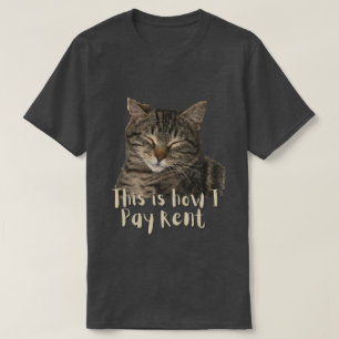 T-shirt Drôle Coutume Mignon Chat, c'est ainsi que je paie