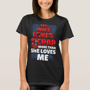 T-shirt Drôle CPAP Dit. Homme marié CPAP