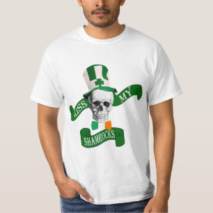 T-shirt Drôle crâne gothique Irlandais St Patrick's day