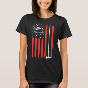 T-shirt Drôle Curling Cadeau Pour Homme Joueuses De Curlin