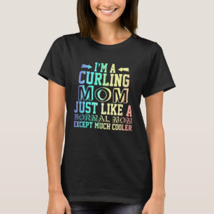 T-shirt Drôle Curling maman citations, Curling maman mign
