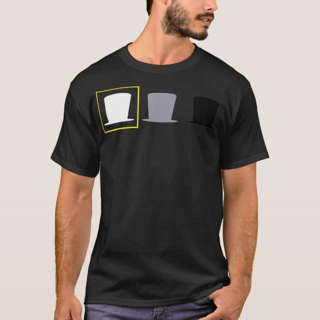 T-shirt Drôle cyber-sécurité pirate Casquette blanc  (Devant)