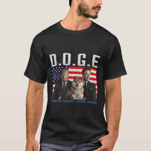 T-shirt Drôle D.o.g.e Démocrates Doge Officiellement Se Dé