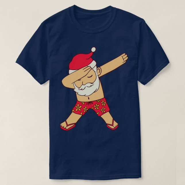 T-shirt Drôle Dab Dance Xmas Cadeau été Dabbing Hawaiian (Design devant)