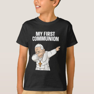 T-shirt Drôle Dabbing Pape Mon premier cadeau de communion