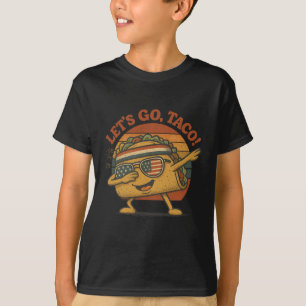 T-shirt Drôle Dabbing Taco Allons-y Taco 4 juillet Hommes 