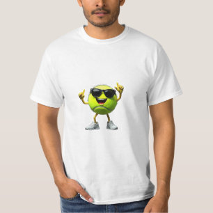 T-shirt Drôle Dabbing Tennis Ball Joueur sportif
