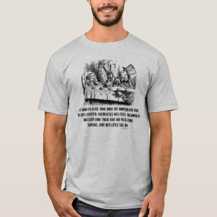 T-shirt drôle d'Alice de chef de la pègre (au pays