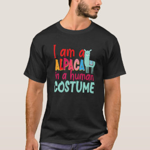 T-shirt Drôle d'alpaga lama Je suis un alpaga dans un dégu