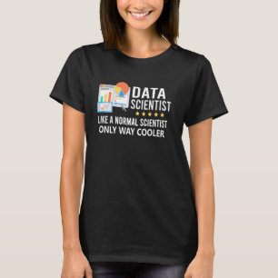 T-shirt Drôle Data Scientist Définition Informatique S