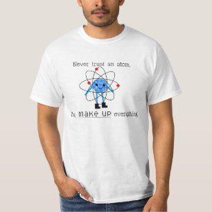 T-shirt drôle d'atome de chimie
