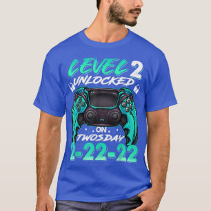 T-shirt Drôle de 2 février 2022 Joyeux Twosday 2e annivers