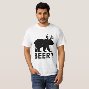 T-shirt drôle de bâillon de calembour de bière