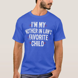 T-shirt Drôle de belle-famille Enfant préféré Humour famil